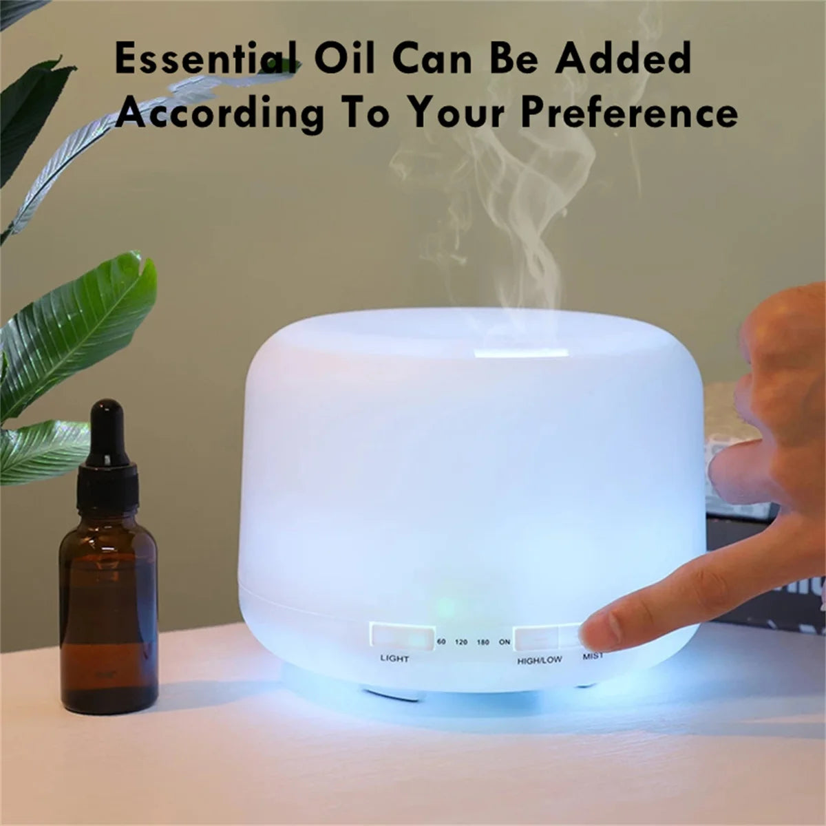 Diffuseur Brume Lumivana™ | Humidificateur Aromathérapie LED 500ml